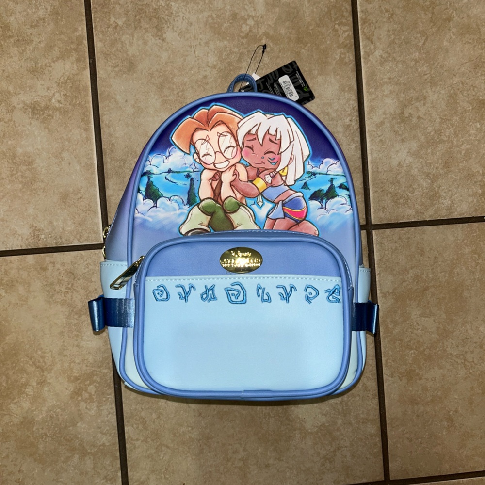 Disney Atlantis: The Lost Empire Chibi Milo & Kida Mini Backpack and Fanny Pack